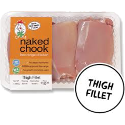 Photo of Naked Chook Chicken Thigh Kg