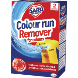 Photo of Sard Wonder Colour Run Remover For Colours And Whites, For Machine Or Hand Use, 2 Sachets