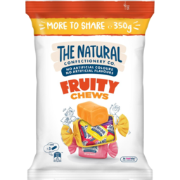 Photo of The Natural Confectionery Co. Chews Fruity 350g