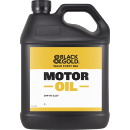 Photo of Black and Gold Motor Oil 20W/50 4lt