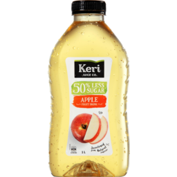 Photo of Keri Fruit Drink 50% Less Sugar Apple 1L 