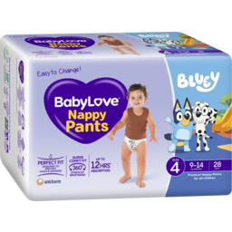 Photo of Babylove Nappy Pants Size 4 (9-14kg), 28 Pack