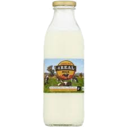 Photo of 4 Real Full Cream Glass Milk
