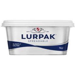 Photo of Lurpak Butter Spreadable Slightly Salted 1000g