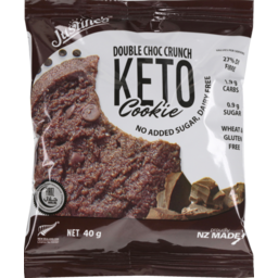 Photo of Justines Keto Cookie Double Choc Crunch