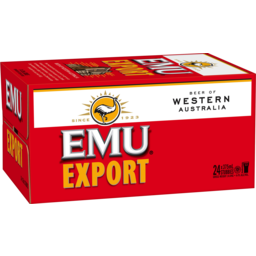 Photo of Emu Export Carton Bottles