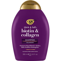 Photo of Vogue Ogx Ogx Thick & Full + Volumising Biotin & Collagen Shampoo For Fine Hair