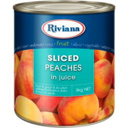 Photo of Riviana Sliced Peaches A10