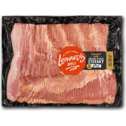 Photo of Leonard's Gourmet Gold Manuka Smokey Streaky Bacon