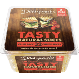 Photo of Dairyworks Cheese Slices Tasty 500g