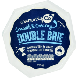 Photo of Community Co Smooth & Creamy Double Brie Soft Cheese