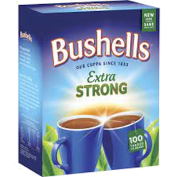 Photo of Bush Tea Bag Blue Lable X Strong 100s