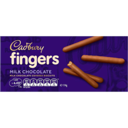 Photo of Cadbury Fingers Milk Chocolate Biscuits