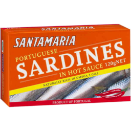 Photo of Santamaria Sardines In Hot Sauce 120g