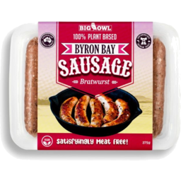 Photo of BYRON BAY SAUSAGE Bratwurst Sausage Plant Based