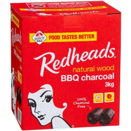 Photo of Redheads Natural Wood BBQ Charcoal 3kg