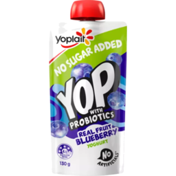 Photo of Yoplait Yoghurt Pouch Blueberry No Added Sugar 130gm