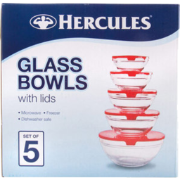 Photo of Hercules Glass Bowls Set Of 5