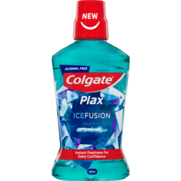 Photo of Colgate Plax Ice Fusion Cold Mint Alcohol Free Mouthwash 500ml