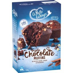 Photo of White Wings Triple Chocolate Muffin Mix 550gm