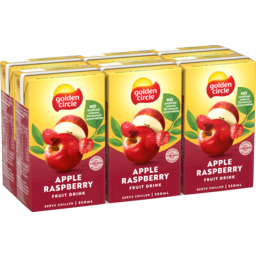 Photo of Golden Circle Apple Raspberry Fruit Drink Multipack Poppers 6.0x250ml