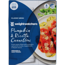 Photo of Weight Watchers Frozen Meals Pumpkin And Ricotta Cannelloni 330g 330g