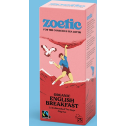 Photo of Zoetic - English Breakfast Tea Bags 25 Pack