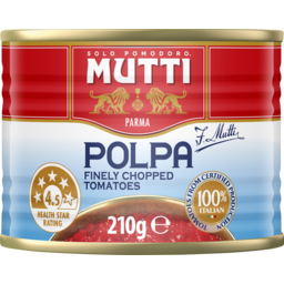 Photo of Mutti Polpa Finely Chopped Tomatoes 210g