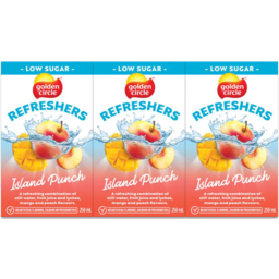 Photo of Golden Circle Refreshers Island Punch Low Sugar 6x250ml