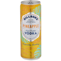 Photo of Billsons Pineapple Vodka 24x355ml