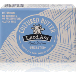 Photo of Lard Ass Butter Un/Salt 225gm