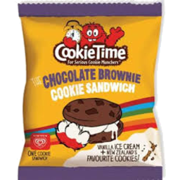 Photo of Cookie Time Ice Cream Sandwich Brownie 