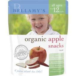 Photo of Bellamy's Organic Apple Snacks 20g