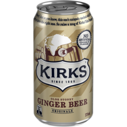 Photo of Kirks Olde Stoney Ginger Beer Can 375ml