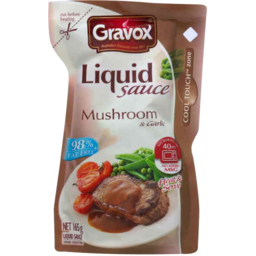 Photo of Gravox® Mushroom & Garlic Sauce Liquid Pouch 165g