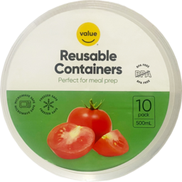 Photo of Value Reusable Container Round
