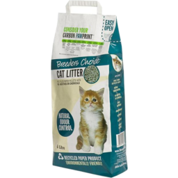 Photo of Breeders Choice Cat Litter Recycled Paper Product 6Ltr