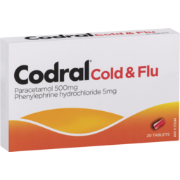 Photo of Codral Relief Cold & Flu + Decongestant 20 Tablets
