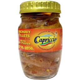 Photo of Capriccio Anchovy Fillets with Hot Pepper