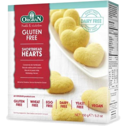 Photo of Orgran Biscuits Shortbread Hearts