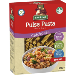 Photo of San Remo Pulse Pasta Spirals Made From Chickpeas