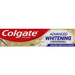 Photo of Colgate Advanced Whitening Tartar Control With Micro Cleansing Crystals Toothpaste 200g
