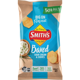 Photo of Smiths Oven Baked Sour Cream & Chives Chips