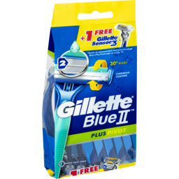 Photo of Gillette Blue Ii Plus Pivot Razors 11 Pack + Gillette Sensor3 Razor 1 Pack