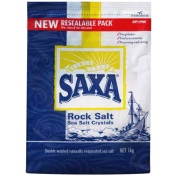 Photo of Saxa® All Natural Rock Salt 1kg 1kg