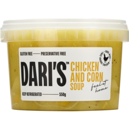Photo of Dari's Chicken and Corn Soup 550gm