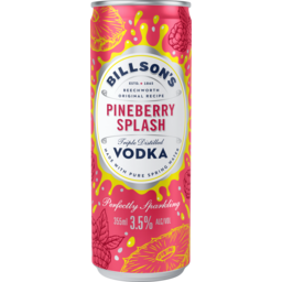 Photo of Billsons Vodka Pineberry Splash Can