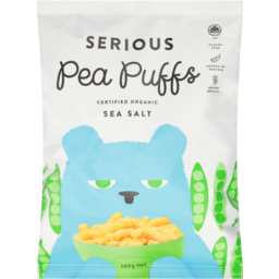 Photo of Serious Pea Puffs Organic Sea Salt 100g