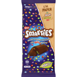Photo of Nestle Smarties Milk Chocolate Block 180gm