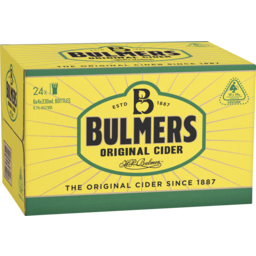Photo of Bulmers Original Apple Cider 4.7% 4 X 6 Bottle 6x330ml